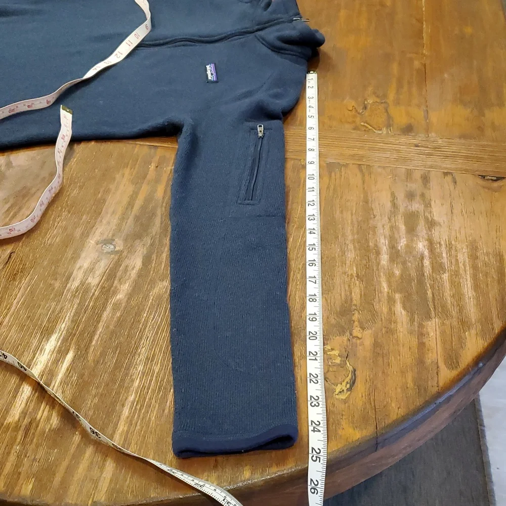 Patagonia Better Sweater Navy Blue Jacket Women Small Quarter Zip Pullover - Picture 13 of 13